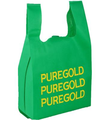 China Wholesale Durable Non Woven T Shirt / Restaurant Bags With Good Quality for sale