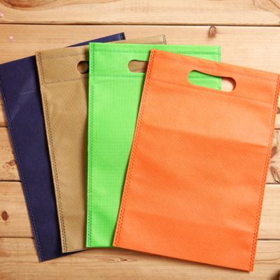 China Custom Wenzhou D Eco Friendly Free Sample Cut Shop Non Woven Cheap Bag for sale