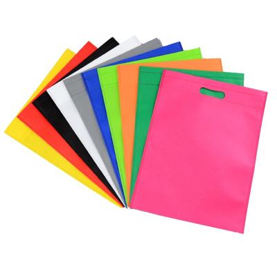 China Eco Friendly Reusable D Cut Non Woven Fabric Bags for sale