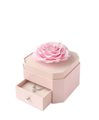 China Wholesale Beautiful Colorful Roses Preserved Lasting Valentine And Day Round Eternal Flower Preserved Rose In Box for sale