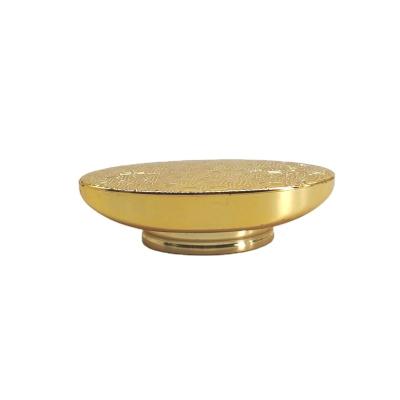 China Free Samples Non Refillable Perfume Cap Plastic Perfume Cap ABS Perfume Cap Gold for sale