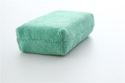 China microfiber microfibre super soft premium car cleaning house cleaning sponges pads for sale