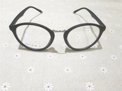 China 80031-C3 Matte Black Color Acetate Temple TR90 Material Optical Eyeglasses frame for sale