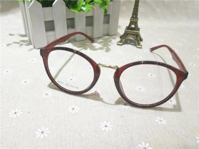 China 80031-C5  Shiny Red Color Acetate Temple TR90 Material Optical Eyeglasses frame for sale