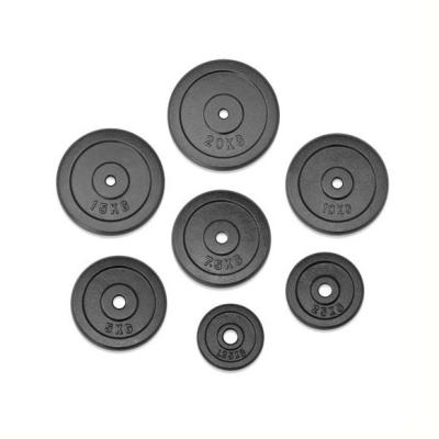 China Cast Iron Factory Price Black Cast Painted Weight Plates for sale