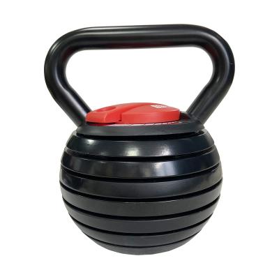 China Wholesale universal fitness 20LB/40LB weight lifting powder coated cast iron adjustable kettlebells for gym and home for sale