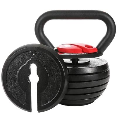 China Universal New Arrival High Quality Customized Color 40lb Power Coated Cast Iron Adjustable Kettlebell Weight 18kg for sale