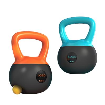 China New Design Universal Soft Kettlebell Weigh 4kg, 6kg, 8kg, 12kg, 16kg PVC Filled With Fine Steel Sand For Bodybuilding Exercise for sale