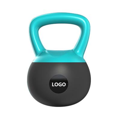 China Universal Fitness Home Gym Soft PVC Iron Mix Sand Mix Kettlebell Eco-friendly Strength And Safety Training Soft Core Kettlebell for sale