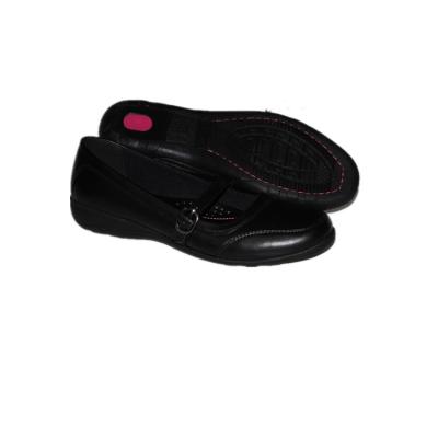 China Black Kids PU School Dance Shoe Without Laces for sale