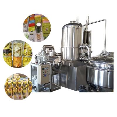 China food & Beverage Factory XSD-120 Potato Chips Fryer Machine Deep Vacuum Frying Machine for sale