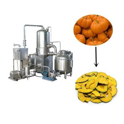 China food & Beverage Factory Vacuum Fried Pumpkin Chips Fryer Vacuum Frying Machine for sale