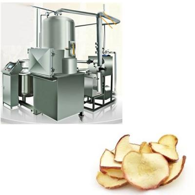 China food & Beverage Factory Fruit Apple Crispy Banana Chips Vacuum Frying Machine for sale