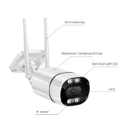 China NIGHT VISION Outdoor Bullet Camera IP67 4G CCTV Security Camera for sale