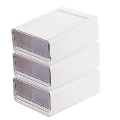 China Sustainable Organization Storage Clothing Closet Organizer System Containers Transparent Storage Box With Compartments for sale