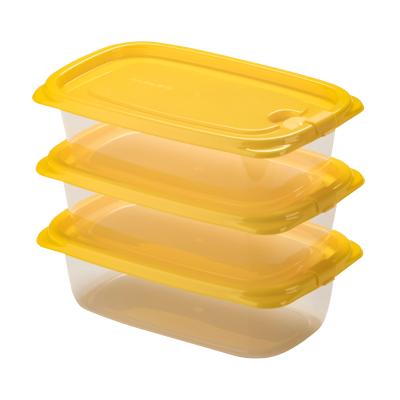 China Multicolor Freshness Keeping Kitchen Storage Box Sealed Plastic Kitchen Storage Box Transparent Food Canister Keep Fresh New Clear Container for sale