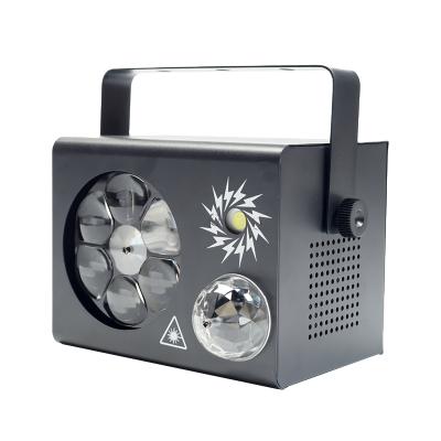 China 6 GOBO Portable Led Laser Disco Ball DJ Lights Stage Disco Lights for sale