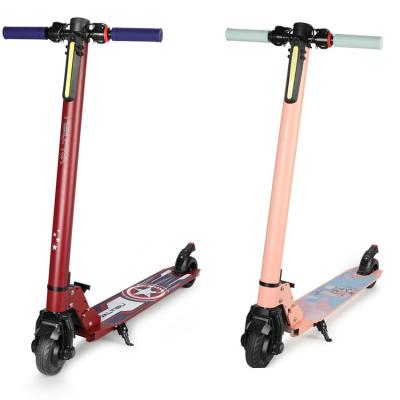 China Mini& Safest Kids Convenient E-scooter Long Range 30Km 5 Inch Portable Self Balancing Electric Scooters With Seat for sale