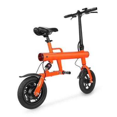 China 2 Wheels Chinese Warehouse Aluminum Alloy 350W Foldable Frame Kids Portable Electric Bicycle With Seat for sale