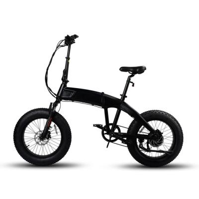 China Snow 500W Motor E-Bike 10.4Ah Lithium Battery Electric Bike Unisex Hot Selling Adult Brushless Fat Folding Tire for sale