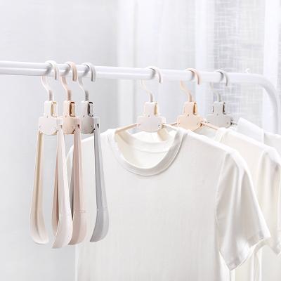 China Amazon Factory CLASSIC BPA Free Hot Selling Home Use Plastic Foldable Hangers For Clothing for sale