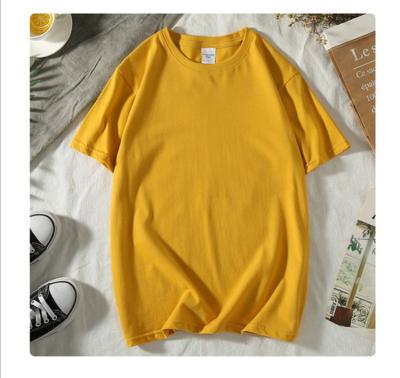 China Summer Fashionable 100% Cotton Loose, Casual, Wild, Thin, Thick, Impenetrable Anti-wrinkle T-shirt for sale