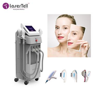 China Acne Treatment 3 In 1 Vertical OPT Large Spot Size IPL Painless Professional Laser Shr Permanent Hair Removal Three Handles SHR Hair Removal Machine for sale