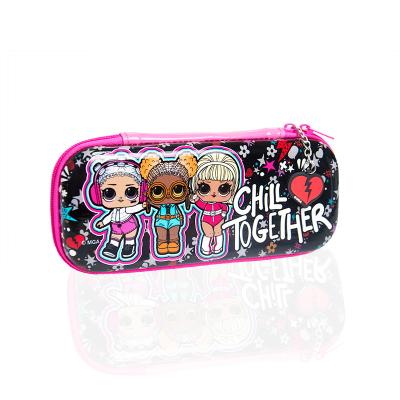 China High Capacity Sniffed Sniffed High Capacity Ready To Ship LOL Surprise EVA Pencil Case With Charm Sniffed LOL Pencil Case for sale