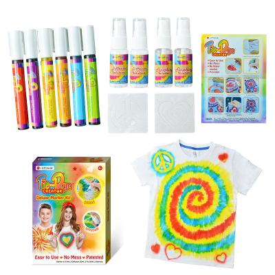 China No Mess No Water Easy To Work No Mess No Water Easy To Work New Design DIY Art Supplies T-Shirt Dresses Tie Dye Kit Party Kits For Coloring for sale