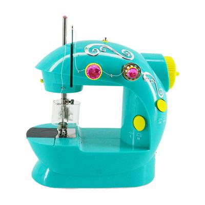 China Coupling Hot Selling Mini Hand Manual Double Needle Toy Easy Home Sewing Machine High Efficiency High Yield for sale