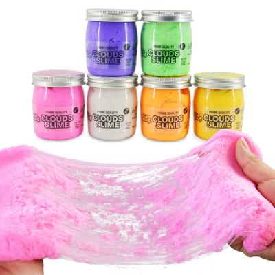 China Custom Soft Clay Fluffy Cloud Slime Popular Cloud Non-Toxic Eco-Friendly Playdough DIY Logo Non-Toxic Eco-Friendly Playdough For Kids ASTM EN71 for sale