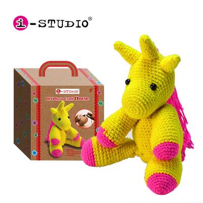 China Hand-on Kids Doll Hand-on Custom Amigurumi Baby Animal Toys Crochet Stuffed Cotton Kids Doll Shenzhen Manufacturer for sale