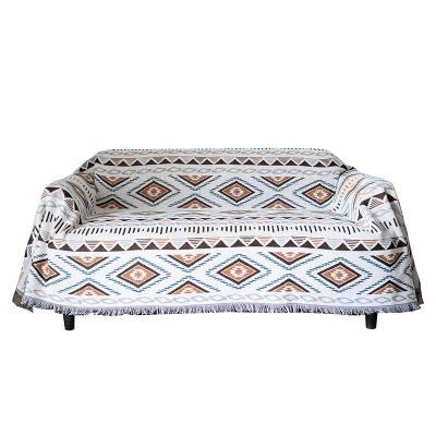 China Portable Cheap Price Multifunctional Double Sided Yarn Blanket For Bed for sale