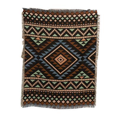 China Hot Selling China Manufacturers Factory Direct Selling Cotton Style Bohemian Custom Travel Wearable Blanket Hot Knitting for sale