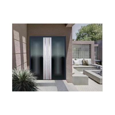 China Aluminum Alloy Waterproof High Quality Glass Main Door Low-E Design For Single House for sale