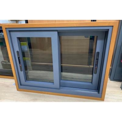 China Waterproof Commercial Buildings OEM Designs Aluminum Double Glazed Doors American Casement Styles for sale