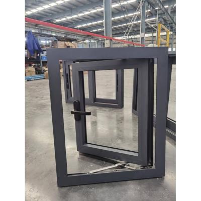 China High Quality Customized Magnetic Screen Hotel Insect Control Aluminum Alloy Tempered Glazed Windows for sale