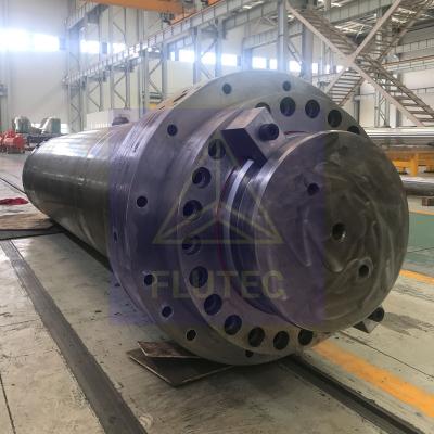 China Double Acting Large Bore Hydraulic Cylinder Carbon Steel Material for sale