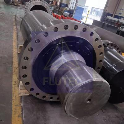 China Flutec Large Bore Hydraulic Cylinder Tailer-Made Long Stroke For Shear for sale