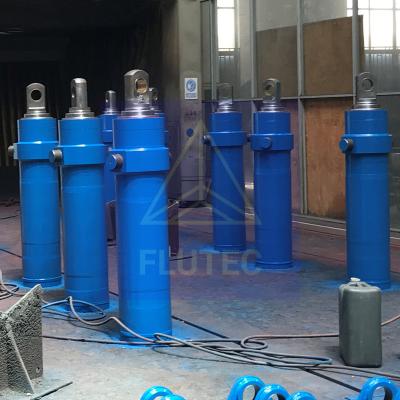 China Tailor Made Telescopic Hydraulic Press Cylinder For Tilting Platform for sale