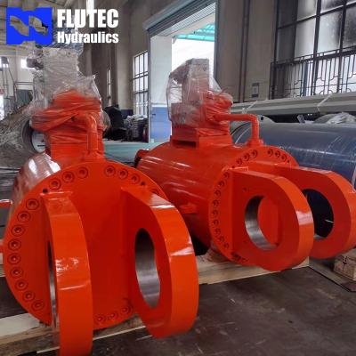 China Hydraulic Cylinder With Mainfold For Steel Factory Hydraulic Lift Cylinder for sale