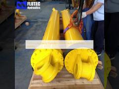 Custom Hydraulic Cylinders 50ton Jacking Cylinder good stability