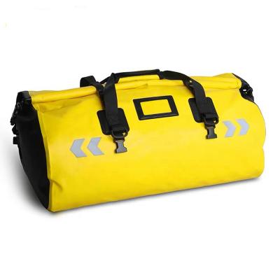 China Customizable Waterproof Fashion Travel Fleece Luggage Backpack Motorcycle Duffel Bag for sale