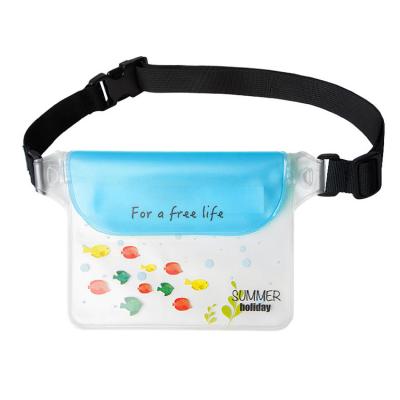 China Waterproof Waist Bag Fashion Waterproof Phone Bag Cell Phone Swimming Waterproof Pouch for sale