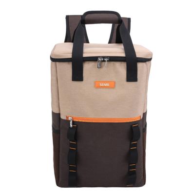 China Large Capacity Waterproof Reusable Lunch Backpack Insulated Cooler Bag For Packing Food, Cold Drinks And Snacks for sale