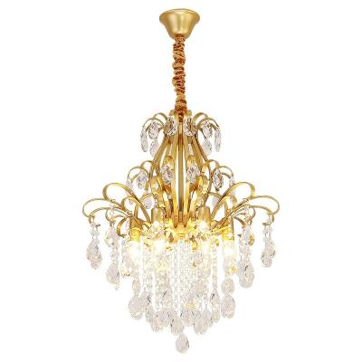 China Luxury Large Hanging Ceiling Lights Vintage Chandelier Gold for sale