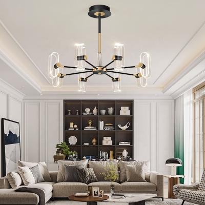 China Luxury living room led modern large restaurant lights chandelier household style INS Nordic light for sale