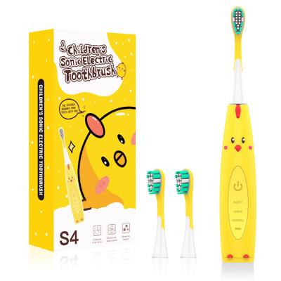 China 3 Frequency Modes USB Portable Baby Baby Toothbrushes Cleaning Sonic Kids Operate Ultra Soft Kids Electric Toothbrush For Kids for sale