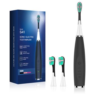 China Teeth Cleaning Smart Kids Brush To Care Black Power Brushes Rechargeable Sonic Baby Electric Toothbrush For Child For Kids for sale