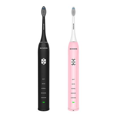 China Dental Cleaner Pro-Health Battery Powered Talking Sound Wave Electric Toothbrush With 5 Tooth Brushing Model for sale